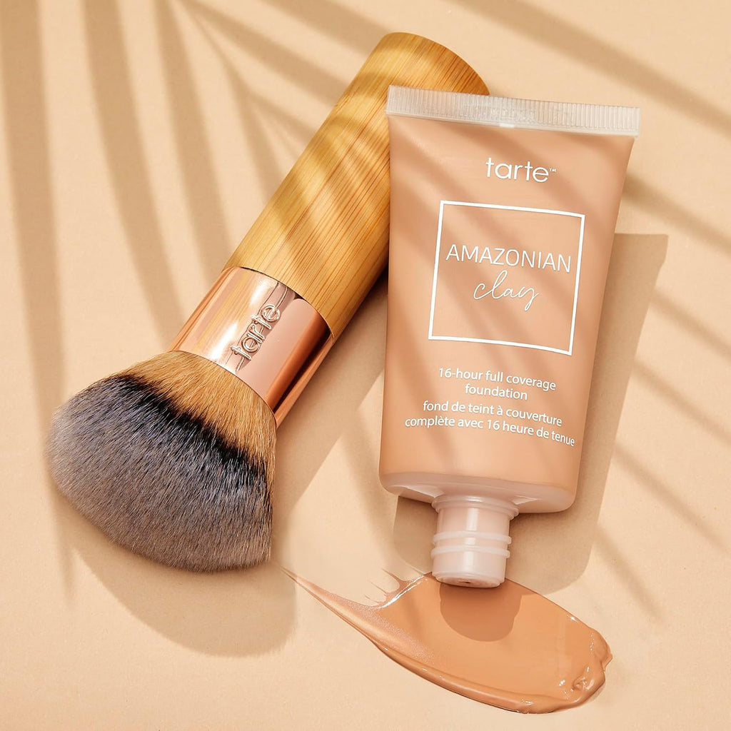 Fluffy foundation brush for smooth, buildable coverage