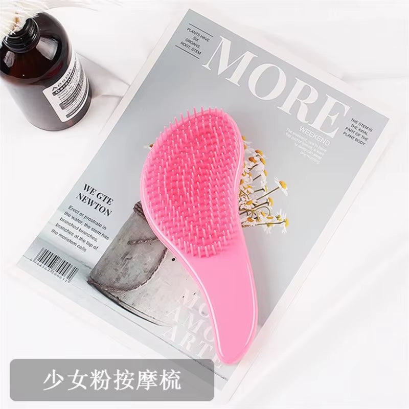 1Pc Hot Magic Handle Comb anti Static Massage Hair Brush Tangle Detangle Shower Massage Hairbrush Comb Salon Hair Styling Tool
