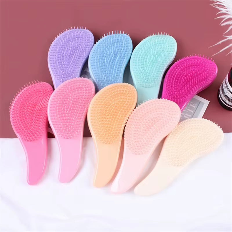 1Pc Hot Magic Handle Comb anti Static Massage Hair Brush Tangle Detangle Shower Massage Hairbrush Comb Salon Hair Styling Tool
