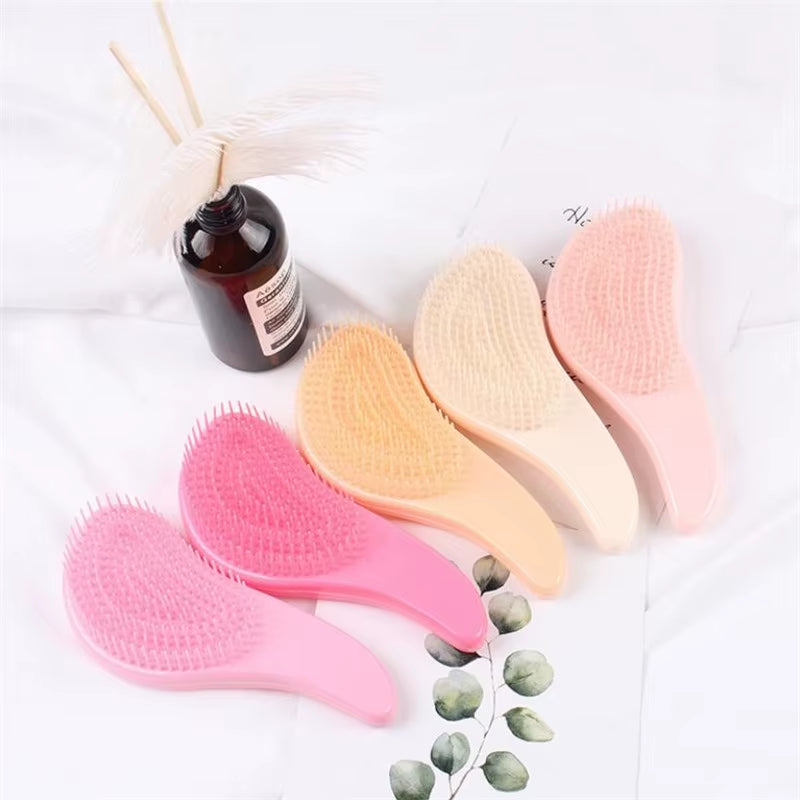 1Pc Hot Magic Handle Comb anti Static Massage Hair Brush Tangle Detangle Shower Massage Hairbrush Comb Salon Hair Styling Tool