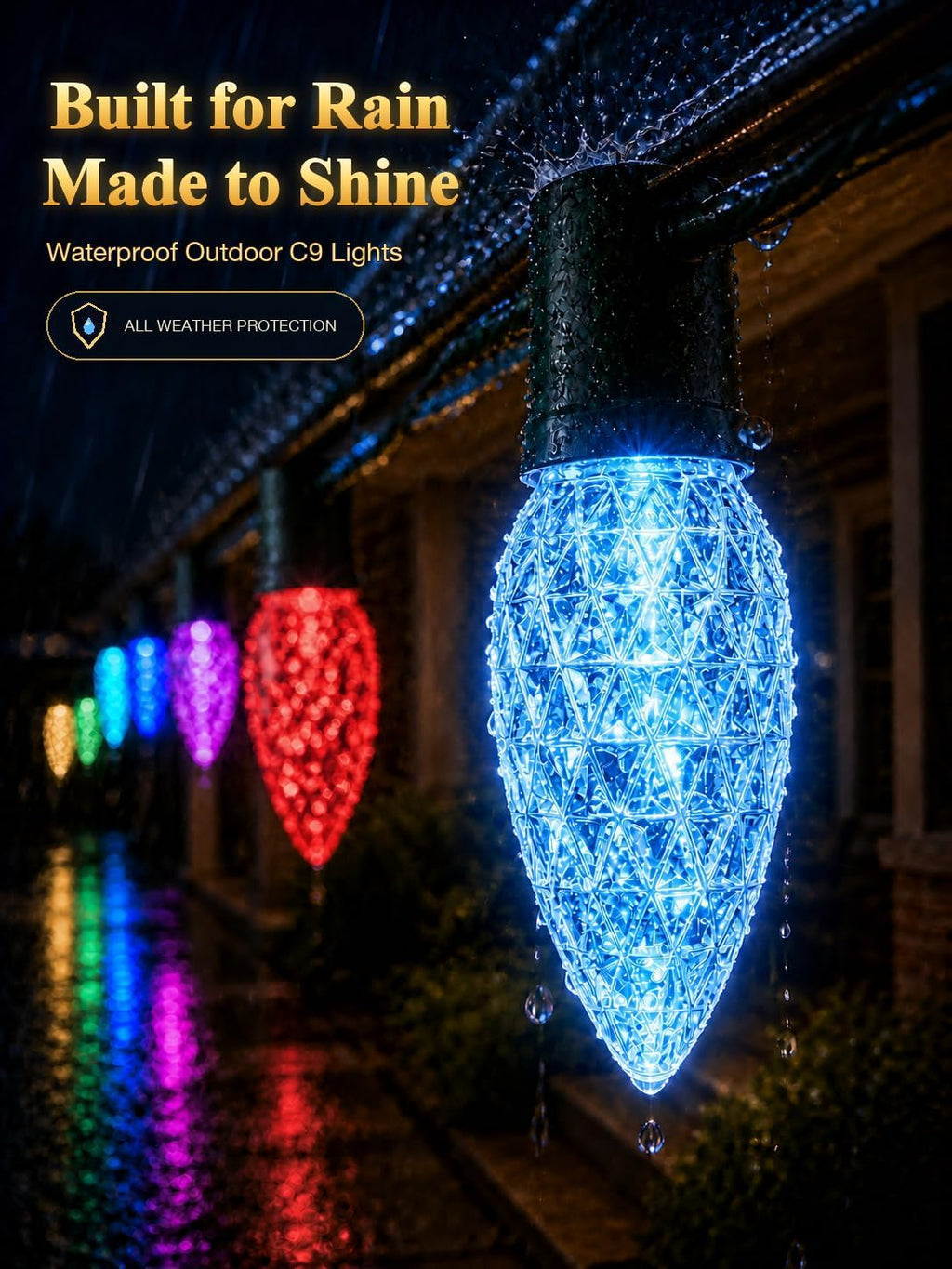 Smart Halloween Lights C9 Outdoor, 66FT 100Leds
