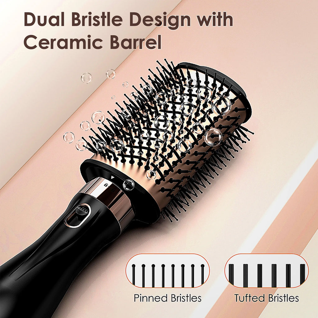 Hair Dryer Brush, Hot Air Brush, Blow Dryer Brush Tool Set Straightener/Dryer/Curling Plastic, Curling Brush Hair Dryer