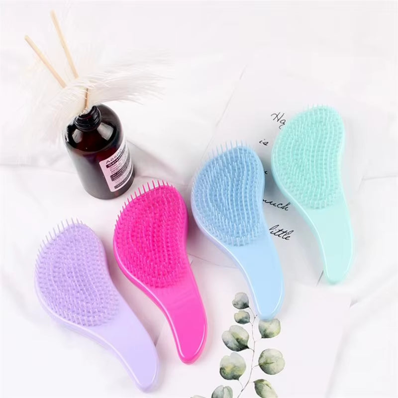 1Pc Hot Magic Handle Comb anti Static Massage Hair Brush Tangle Detangle Shower Massage Hairbrush Comb Salon Hair Styling Tool